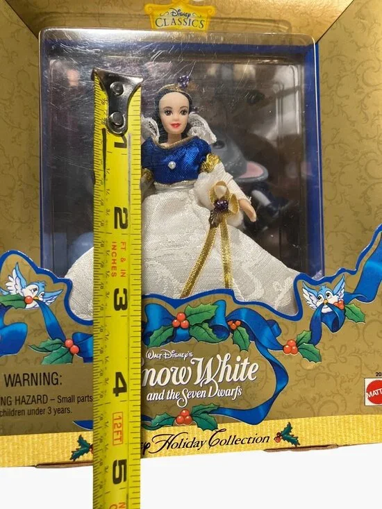Disney Holiday Collection Petite Holiday Princess Snow White Ornament Mattel 200 - Picture 16 of 16
